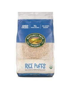 Natures Path Organic Rice Puffs Cereal 6 oz Pack of 12 Earth Friendly Packaging