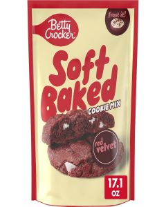 Betty Crocker Red Velvet, Cookie Mix, Soft Baked, 17.1 oz