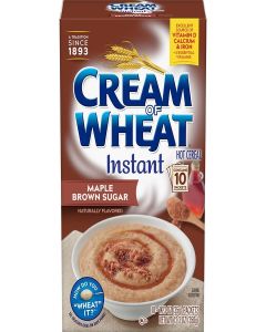 Cream of Wheat Instant Hot Cereal, Maple Brown Sugar, 1.23 Ounce, 10 Packets