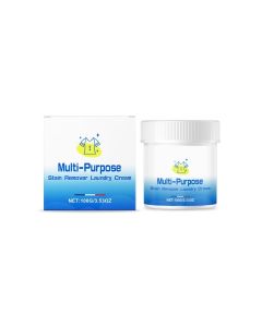 Multi-Purpose Stain Remover Laundry Cream, White Shirt Garment Stubborn Stain Cleaner, Multi-Purpose Cleaner and Laundry Stain Remover, Easy Removal of Grease, Coffee & More (3.53 Oz)
