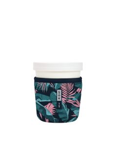 Sok It IceCreamSok Insulated Neoprene Cover Midnight Tropics Tapered Ice Cream Pints