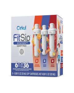 Cirkul FitSip 6-Pack. No Sugar, 0 Cal Flavored Water with Electrolytes