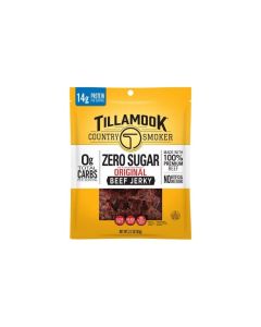 Tillamook Country Smoker Zero Sugar Keto Friendly Beef Jerky Original 22 Ounce