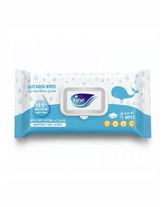 Aqua Wipes 99.9% Pure Water 72 Wipes