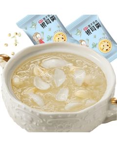 TEAERPKLAE White Fungus Starch Soup Powder - 5.29 oz (150g) - Freeze Dried Tremella Soup, Instant Breakfast Congee, Chinese Dessert Drink