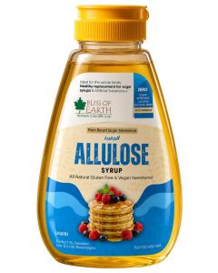 Bliss of Earth Allulose Syrup 450g / Natural Sugar & Maple Syrup Substitute / Keto Friendly Low-Calorie Liquid Sweetener for Coffee, Tea, Baking & Pancakes / Zero Sugar Natural Sweetener