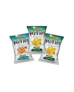 GRAMI SUPERFOODS Millet Wicked Bites/Nutritious and Gluten-Free Snack/On-the-Go Energy/Healthy/Each Pack 40g/Pack of 3