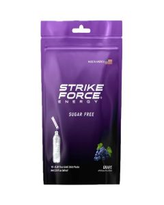 Strike Force Energy Drink Mix - Grape Flavor - Natural Tasting Caffeine Drink - Turn Any Drink into a Healthy Energy Drink - Zero Calories, Keto Friendly, Sugar Free, Pre Workout (10 Liquid Packs)