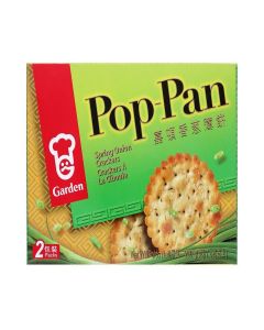 DragonMall Garden Pop-pan Spring Onion Crackers 8 Oz (Pack of 2)
