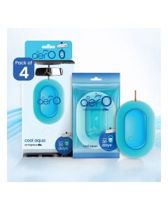 Aer O Cool Aqua Car Air Freshener Gel, Pack of 4