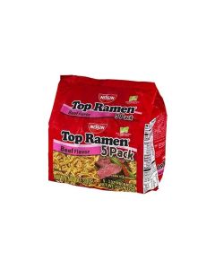 Nissin Top Ramen Beef Flavor - 5 Pack