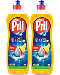 Pril Cold Power Hand Dishwashing Liquid Lemon 6 x 2 x 950 ML ( Total 12 pieces )