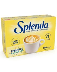 SPLENDA Zero Calorie Sweetener 100 Count Packets