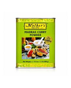 Mother's Recipe Madras Curry Powder, Authentic Indian Spice Blend, 500g