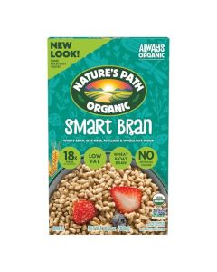 Natures Path Organic Smart Bran Cereal 106 oz Pack of 1 17g Fiber Psyllium Oat Wheat Bran Lightly Sweetened NonGMO