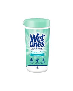 Wet Ones Hand and Face WipesSensitive Skin Wipes Unscented Wipes Hand and Face Wipes Sensitive Skin Wet Ones Sensitive Skin Wipes 40 ct Canister