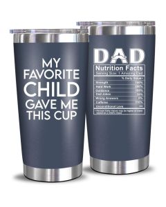 NewEleven Fathers Day Gift For Dad Birthday Gifts For Dad From Daughter Son Kids Husband Gift Birthday Present Ideas For Father New Papa Bonus Father From Daughter Son 20 Oz Tumbler