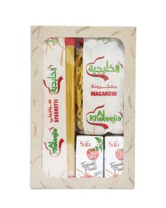 Al Khaleejia Spaghetti 3X400g + Penne 400g + Tomato Paste 4X135g