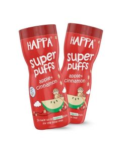 Apple Cinnamon Baby Puffs , Melt in the Mouth Finger Food for Babies