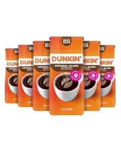 Dunkin Original Blend Medium Roast Whole Bean Coffee 12 Ounces Pack of 6