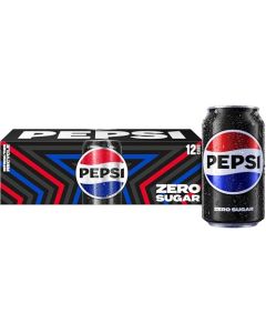 Pepsi Zero Sugar Cola Soda 12 Fl Oz Cans Pack of 12