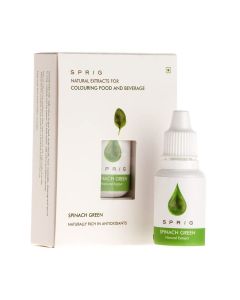 Sprig Natural Extracts for Colouring Food and Beverage, Spinach Green, 15 ml