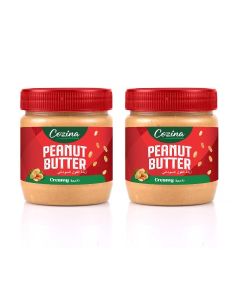 Creamy Peanut Butter 2 X 340G, Smooth Nut Spread For Toast Sandwiches And Smoothies