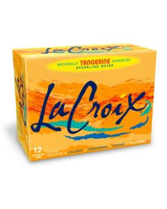 La Croix Tangerine Sparkling Water 12 oz pack of 12