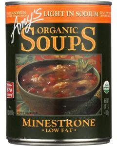 Amy's Organic Soups, Light in Sodium Minestrone, 14.1 Ounce