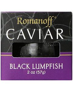 Romanoff Caviar Black Lumpfish 2 oz Whole