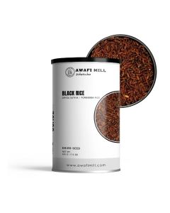 AWAFI MILL Black Rice / Forbidden Rice / Natural & Nutrient-Rich Whole Grain - 500 g / 17.6 Oz