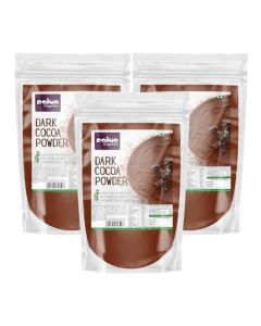 Cocoa Powder Unsweetened & Organic, Rich Indulgent Cocoa Powder for Baking, & Chocolate Cake Making, Tasty Flavour for Coffee, Cold Milk Shake, & Drinks (100gm) pack of 3