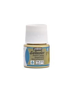 PEBEO Setacolor Opaque Fabric Paint 45Milliliter Bottle Shimmer Gold 15 Fl Oz Pack of 1