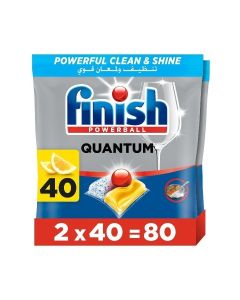 Quantum All in 1 Dishwasher Tablets, Lemon Sparkle Scent