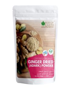 Certified Organic Dried Ginger Powder for Ginger Tea Ginger Paste Ginger Bread Antioxidant Super Food 200g
