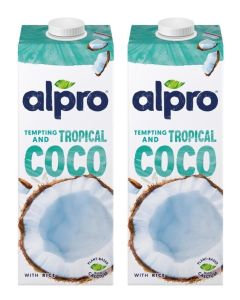 Alpro Drink Coconut Original (Dual Pack), 100% Plant Based And Dairy Free, Suitable For Vegans, Naturally Free From Lactose, Rich In Nutrients 2000g