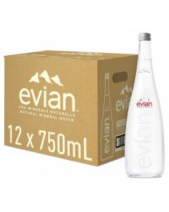 Natural Mineral Water Glass 750ML Pack of 12