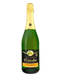 Valentino White Grape Sparkling Drink 750ml – Non-Alcoholic Sparkling Beverage, Light & Refreshing