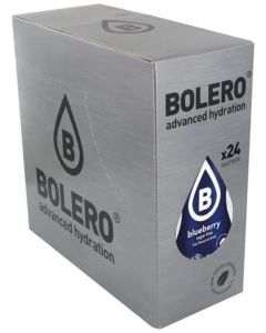 Bolero Advanced Hydration drink Packets Classic Sachets, Sugar-Free Water Flavoring Packets, Calorie-Free Powder Drink blueberry flavour 9 GM/ PC 24 PCS