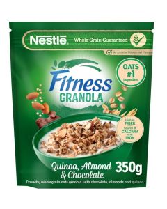 Fitness Granola Cereal Bag in Quinoa, Almond & Chocolate (350g)