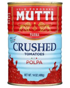 Mutti Crushed Tomatoes Polpa - 400g Can of Authentic Italian Tomato Puree