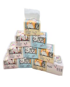 ZQBIEE Tissue (3 Ply, 210 sheets) / Pack of 6 / 100% Skin-safe Sleek Tissue for Car, Bathroom, Bedroom, Office / Car Tissue Paper