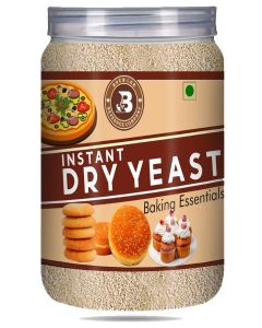 Brew Lab Active Instant Dry Yeast Powder for Baking Bread and Pizza Yeast Powder-500 gm