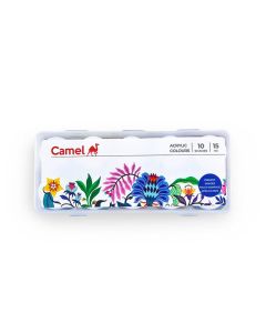 Camlin Kokuyo Fabrica Acrylic Ultra Color 15ml Each 10 Shades