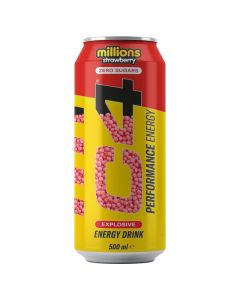 C4 Performance Energy Drink Millions Strawberry Zero Sugar 500ml Pack of 12
