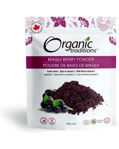 Maqui Berry Powder 100g / High in Vitamin A, C & Fibre / Freeze-Dried, Plant-Based, NON-GMO, 3.5 Oz