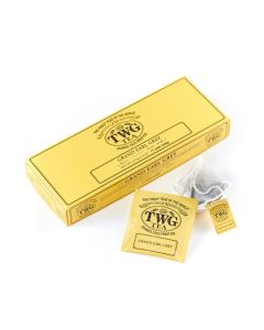 Grand Earl Grey Tea / Black Tea Blend in 15 Hand Sewn Cotton Bags in Giftbox