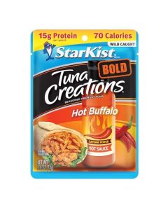 StarKist Tuna Creations BOLD Hot Buffalo Pouch 26 oz 1 Pack Wild Caught High Protein Shelf Stable Seafood Gluten Free No Draining Ready to Eat for Salads and Sandwiches