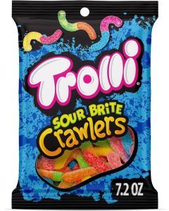 Trolli Sour Brite Crawlers Gummy Worms - 7.2 Ounce