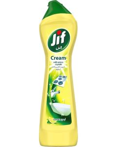 JIF Cream Cleaner, Lemon, stain remover with micro crystal technology 500ml